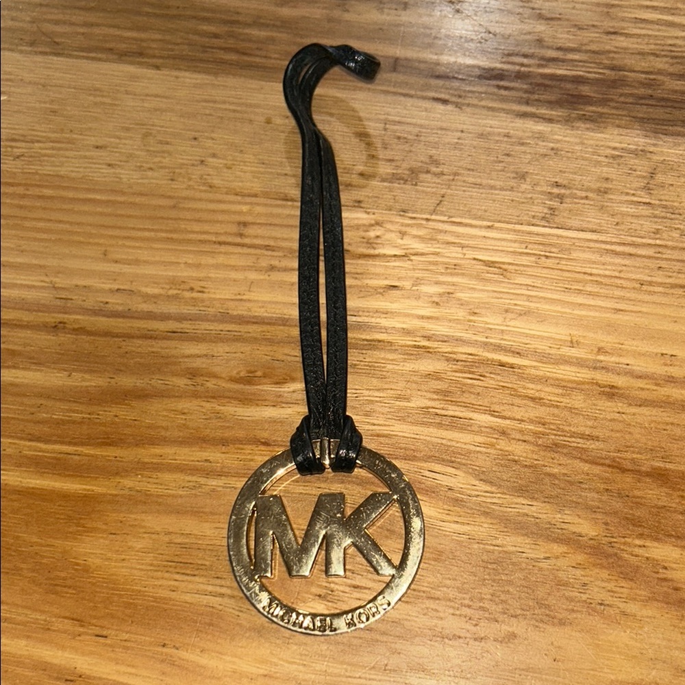 Michael Kors Gold Logo Pendant Bag charm replacement